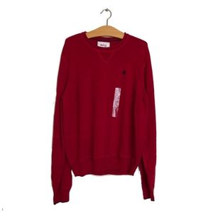 NWOT Stanfford Red Crewneck Sweater Size XL